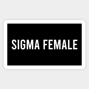 Sigma Female Sticker